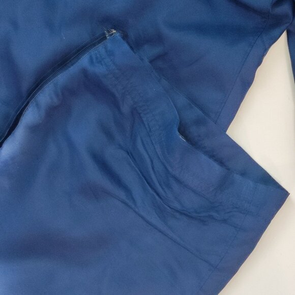 Adidas nylon sweatpants with insert lining blue men's size L Y2K - Picture 11 of 14